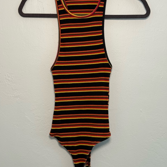 Free People Tops - Free People Intimately Striped Bodysuit | Size S